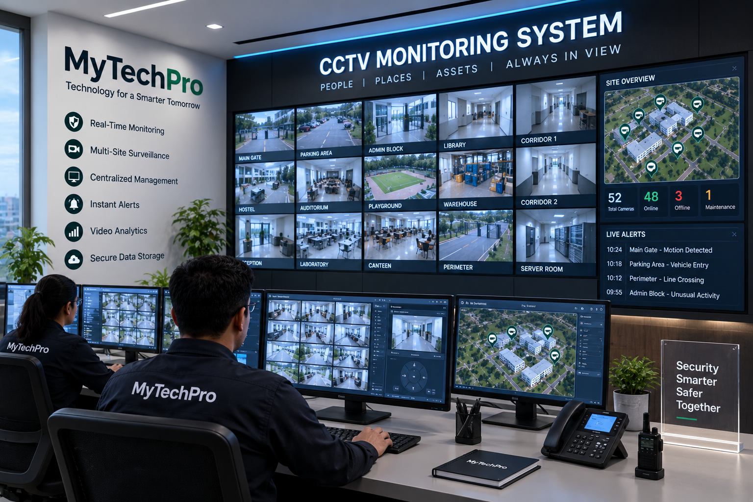 CCTV Monitoring System and Surveillance Infrastructure